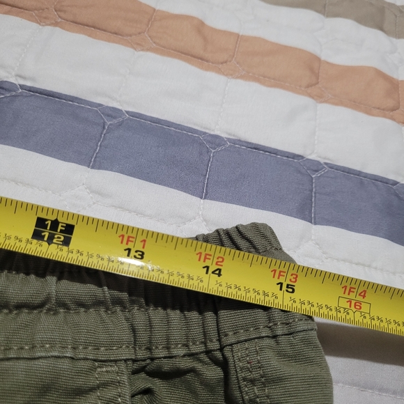 Men Size Medium Denim Co. Green Cuffed Cargo Pants - Picture 8 of 10